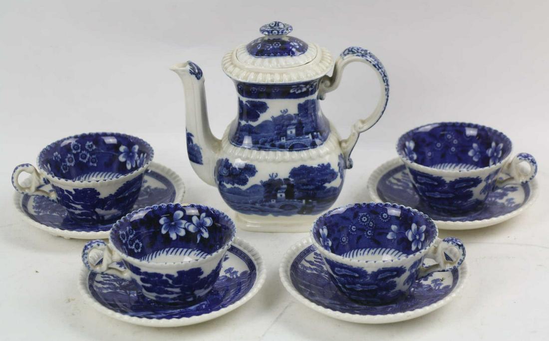 ENGLISH COPELAND "SPODE TOWER" TEA SERVICE: ENGLISH COPELAND "SPODE TOWER" TEA SERVICE Condition GOOD