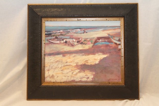 Original Acrylic Donated by T. Botero Galleries: Artist Laurie Fox Pessemier was born in Winsted, Connecticut. She has painted since she was seven, illustrating a story she wrote. Laurie studied art at NCCC and the University of Hartford (Hartford A