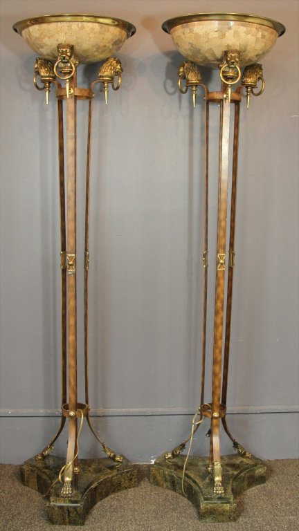 PAIR OF MAITLAND SMITH FLOOR LAMPS: