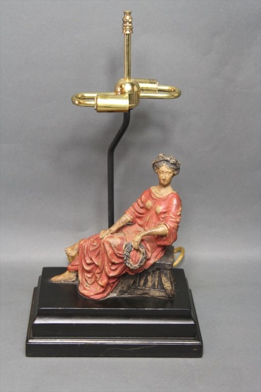 FREDERICK COOPER LAMP:: 19"H X 10.5"W X 7.5"D