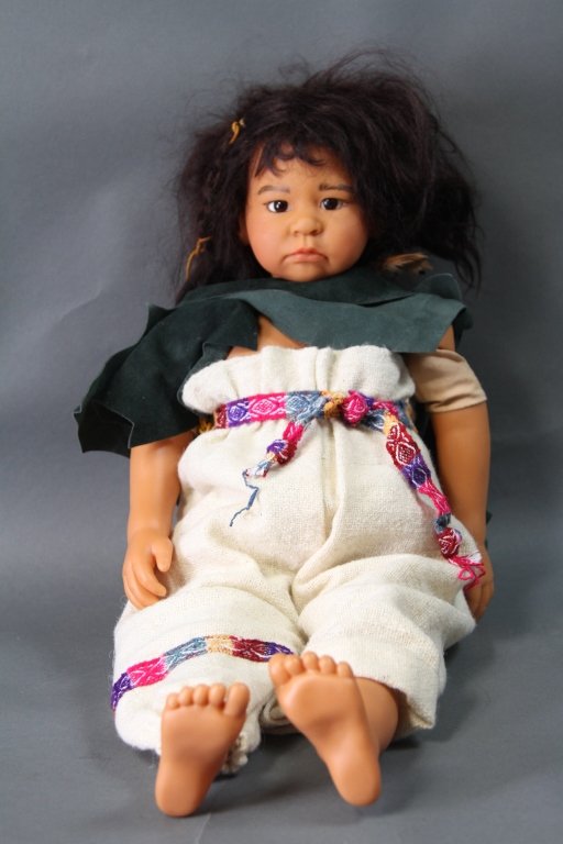 SANCHA DOLL (KARIN SHMIDT): Gotz- 1992 Artist-Karin Schmidt. Limited Edition_x000D_ 20/70. 25.5"H._x000D_ _x000D_