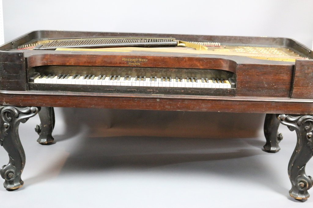 STEINWAY 1853 ROSEWOOD SQUARE GRAND PIANO: STEINWAY 1853 ROSEWOOD SQUARE GRAND PIANO