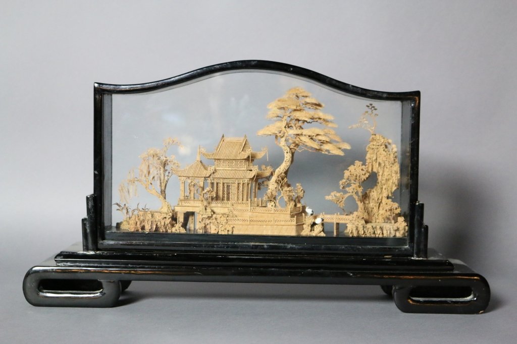 JAPANESE VINTAGE BALSA WOOD CARVING