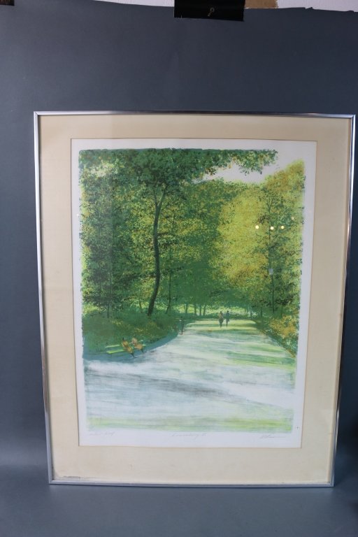 HAROLD ALTMAN (1924-2003, AMERICAN): ARTIST PROOF LUXEMBOURG VI Sight: 26" x 19" Frame: 34.25" x 27.5"
