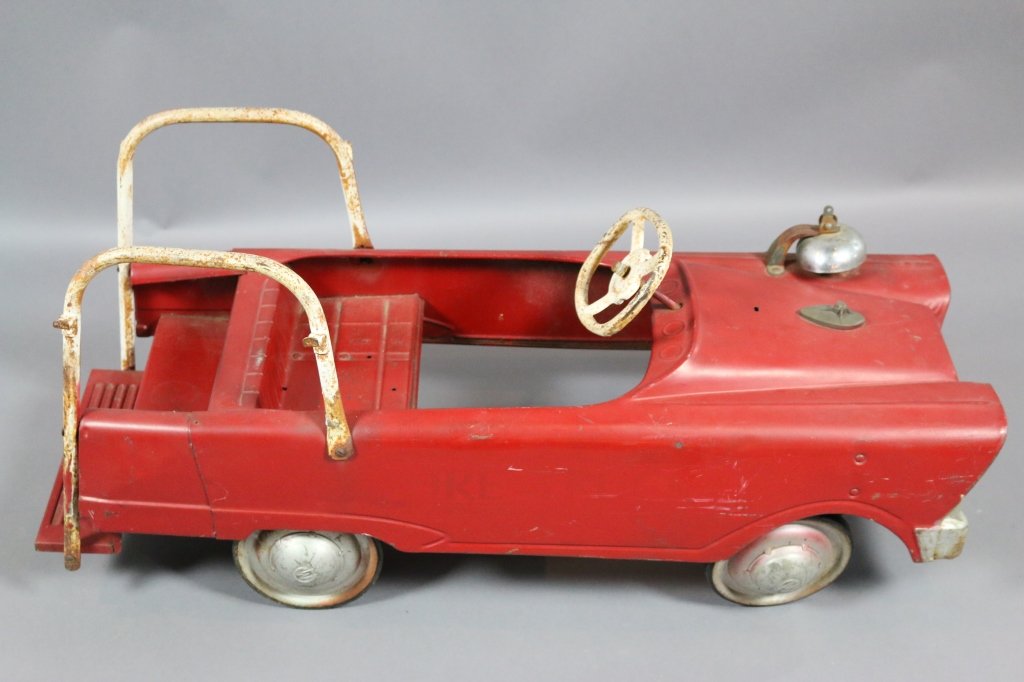 Antique Pedal Car Fire Truck