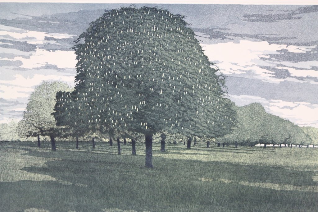 PHIL GREENWOOD "PARK LANDSCAPE" 102/150: 13" X 20"