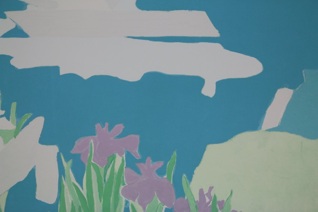 KENZO OKADA "IRIS" 147/175: 1975; 24" X 26.5"