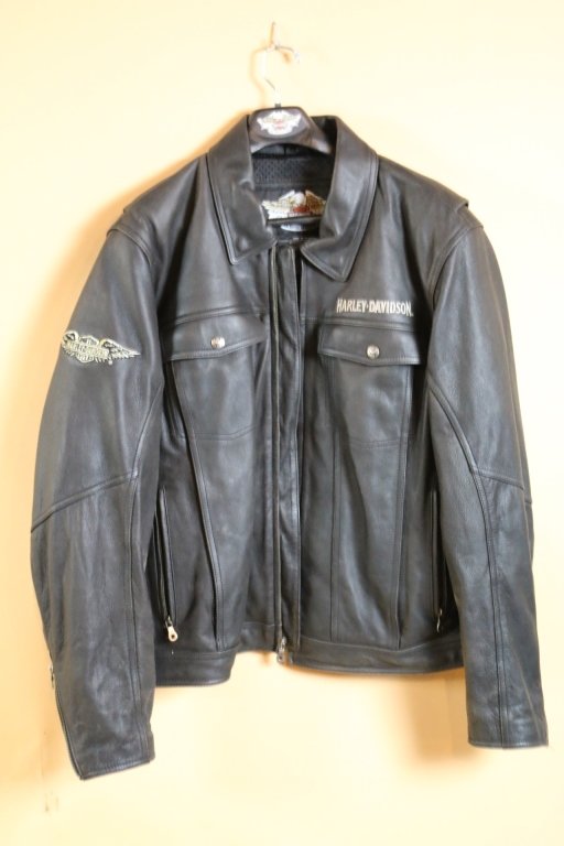 HARLEY DAVIDSON LEATHER JACKET: HARLEY DAVIDSON LEATHER XXL LEATHER JACKET