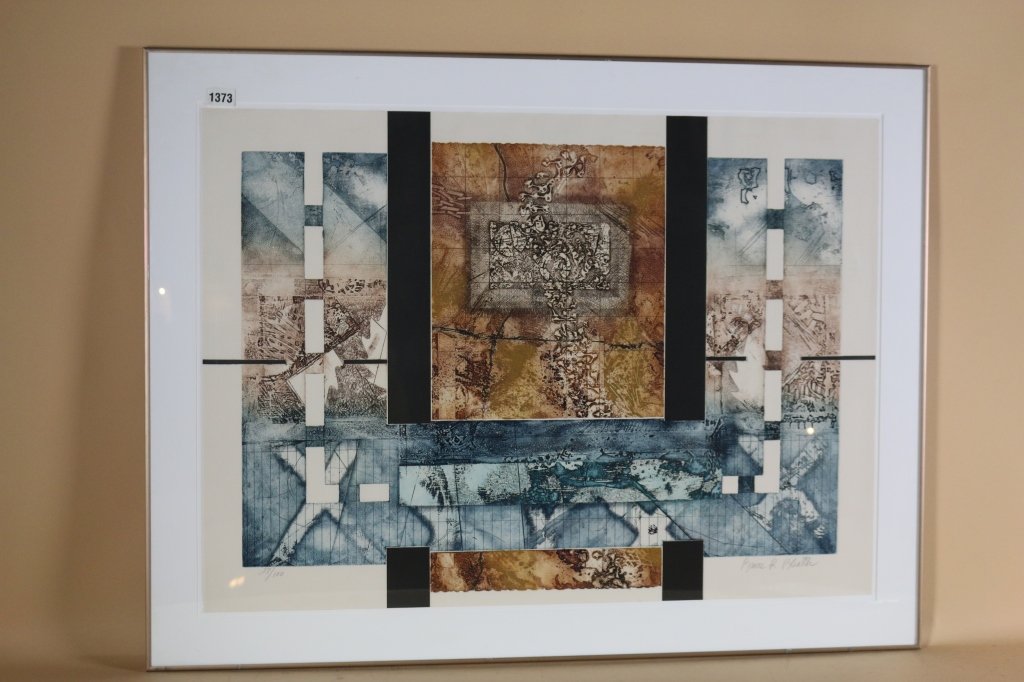 BRUCE BLEACH 1981 "BLACK PARALLEL": F: 35.5" X 46.5" S: 29" X 39"