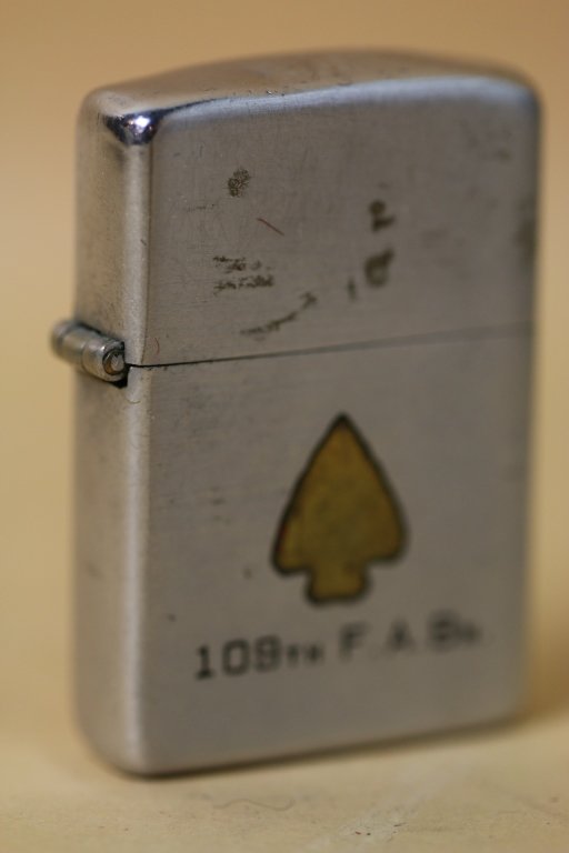VINTAGE ZIPPO LIGHTER: ZIPPO LIGHTER "109" F.A.B.