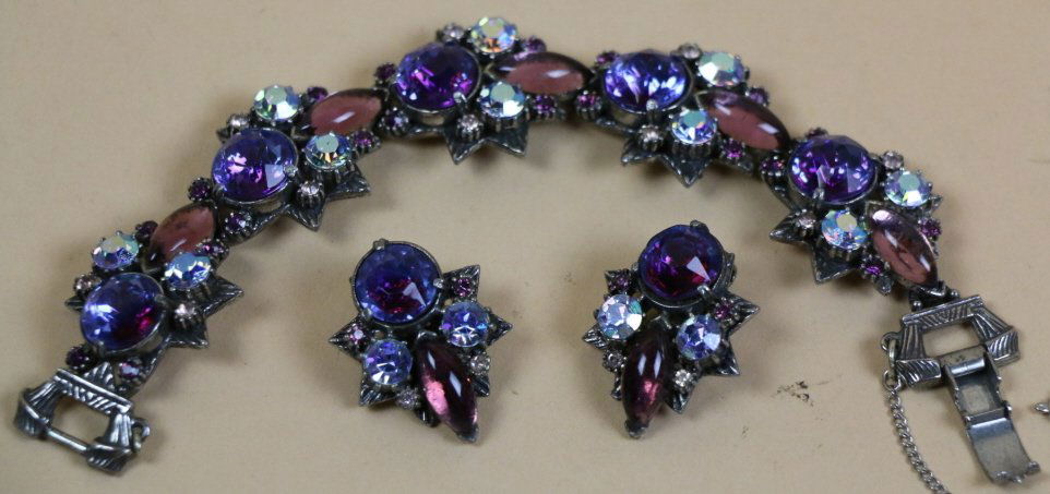 FLORENZA BRACLELET & EARRINGS SET: FLORENZA BRACLELET & EARRINGS SET