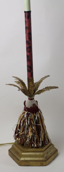 FREDERICK COOPER MODERN TASSEL LAMP: FREDERICK COOPER MODERN TASSEL LAMP