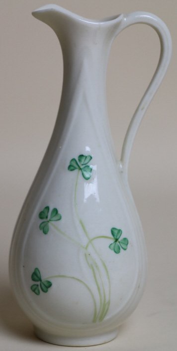 BELLEEK PORCELAIN PITCHER (1 of 4)