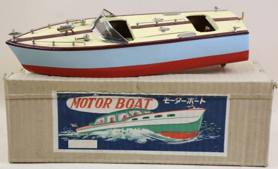 OMS CHRIS CRAFT JAPANESE VINTAGE MODEL BOAT (1 of 9)