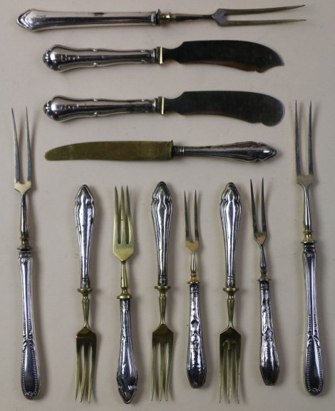 STERLING SILVER GERMAN CUTLERY SET (1 of 8)