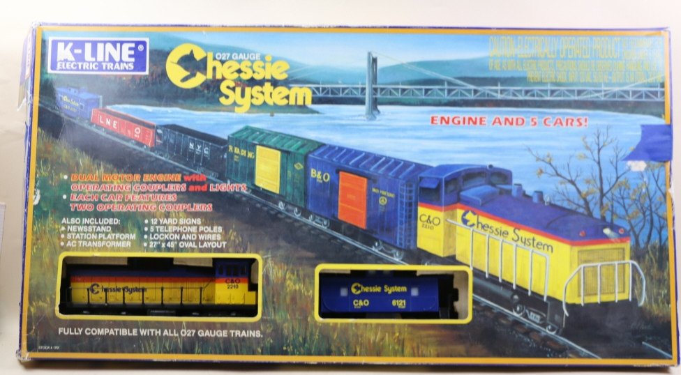 KLINE CHESSIE SYSTEM TRAIN SET IN ORIGINAL BOX