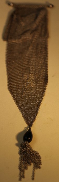 STERLING SILVER ANTIQUE LADIES MESH BAG (1 of 6)