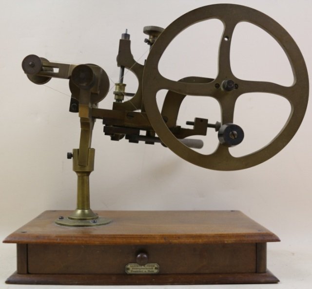 GERMAN 19TH CENTURY JEWELER'S LATHE: GERMAN 19TH CENTURY JEWELER'S LATHE