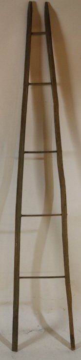 PRIMITIVE OLD SALEM LADDER: PRIMITIVE OLD SALEM LADDER
