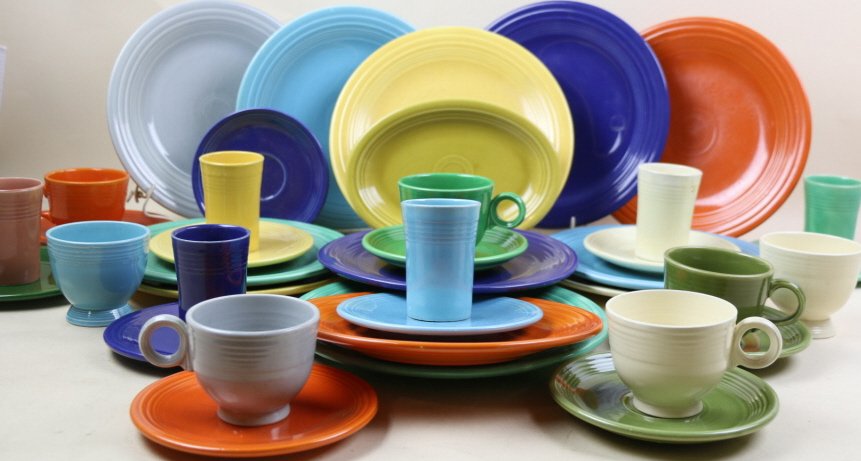 FIESTAWARE VINTAGE PALATIAL GROUPING: FIESTAWARE VINTAGE PALATIAL GROUPING