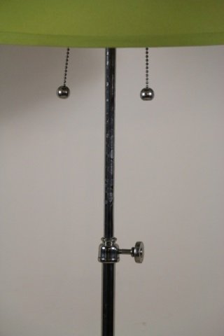 FREDERICK COOPER CHROME MODERN FLOOR LAMP: FREDERICK COOPER CHROME MODERN FLOOR LAMP