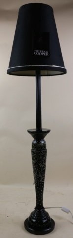 FREDERICK COOPER VINTAGE MODERN LAMP: FREDERICK COOPER VINTAGE MODERN LAMP CUSTOM SHADED $400+ RETAIL LAMP; APPROX. 35" H
