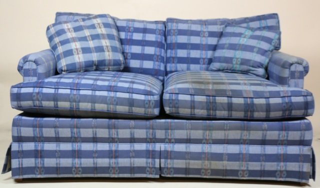 DOWN CUSTOM LOVESEAT: DOWN CUSTOM LOVESEAT