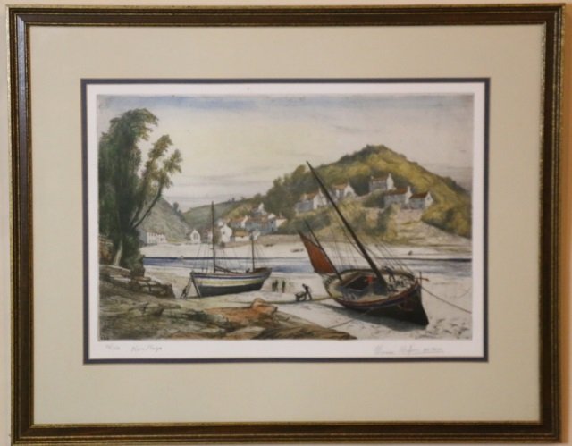 NAUTICAL SIGNED AND NUMBERED PRINT: NAUTICAL SIGNED AND NUMBERED PRINT