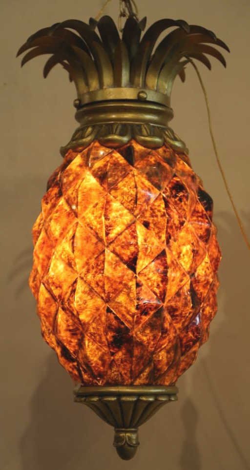 MAITLAND SMITH FAUX TORTOISE / PINSHELL LIGHT: MAITLAND SMITH FAUX TORTOISE / PINSHELL LIGHT 30X17