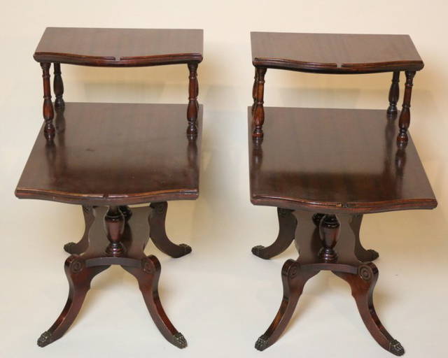 Vintage Mahogany End Tables