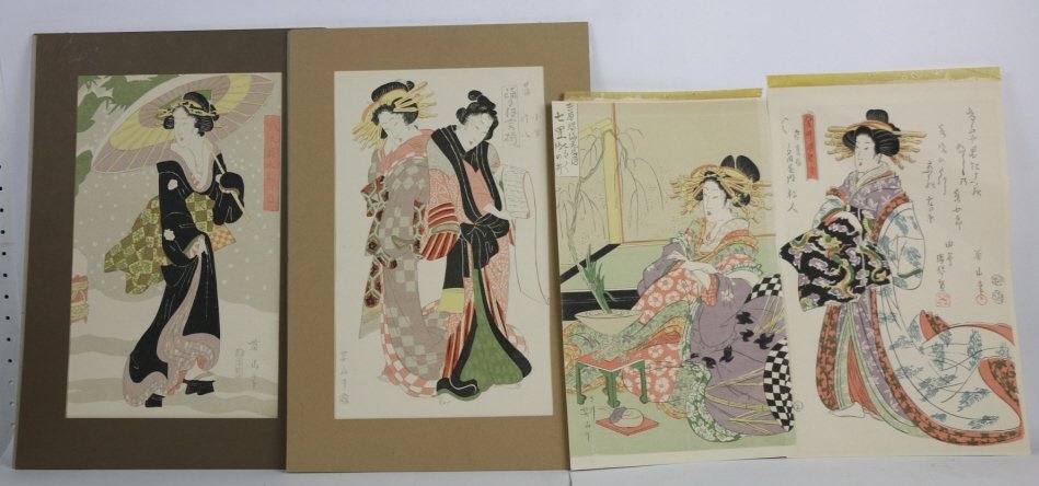 JAPANESE ANTIQUE WORKS ON PAPER: JAPANESE ANTIQUE WORKS ON PAPER