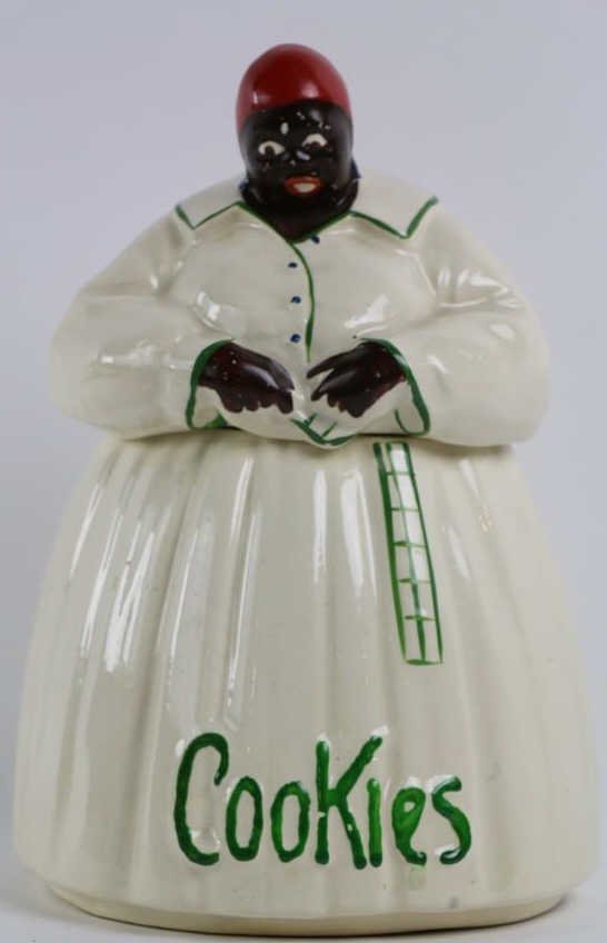 McCOY MAMMY COOKIE JAR: 11 1/2" x 8"; McCoy Mammy cookie jar