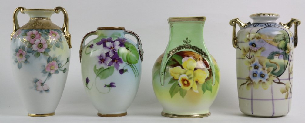 NIPPON GROUPING OF FOUR VASES (1 of 10)