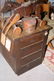 AMERICAN OAK COUNTRY STORE SEED BIN STORE COUNTER - 4