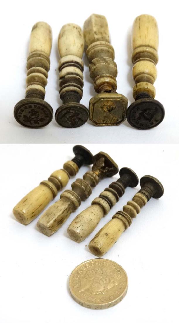 Desk top hand seals : A collection of 4 seals, one (1 of 6)