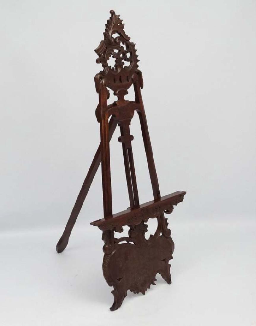 A mid - late 20thC carved wooden adjustable height (1 of 6)