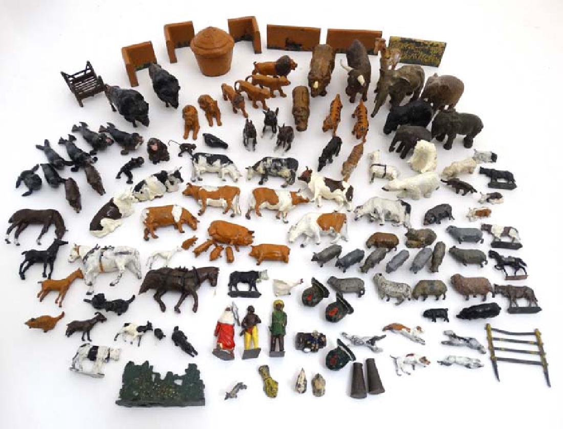 A large collection of mid 20thC die cast figures to (1 of 10)