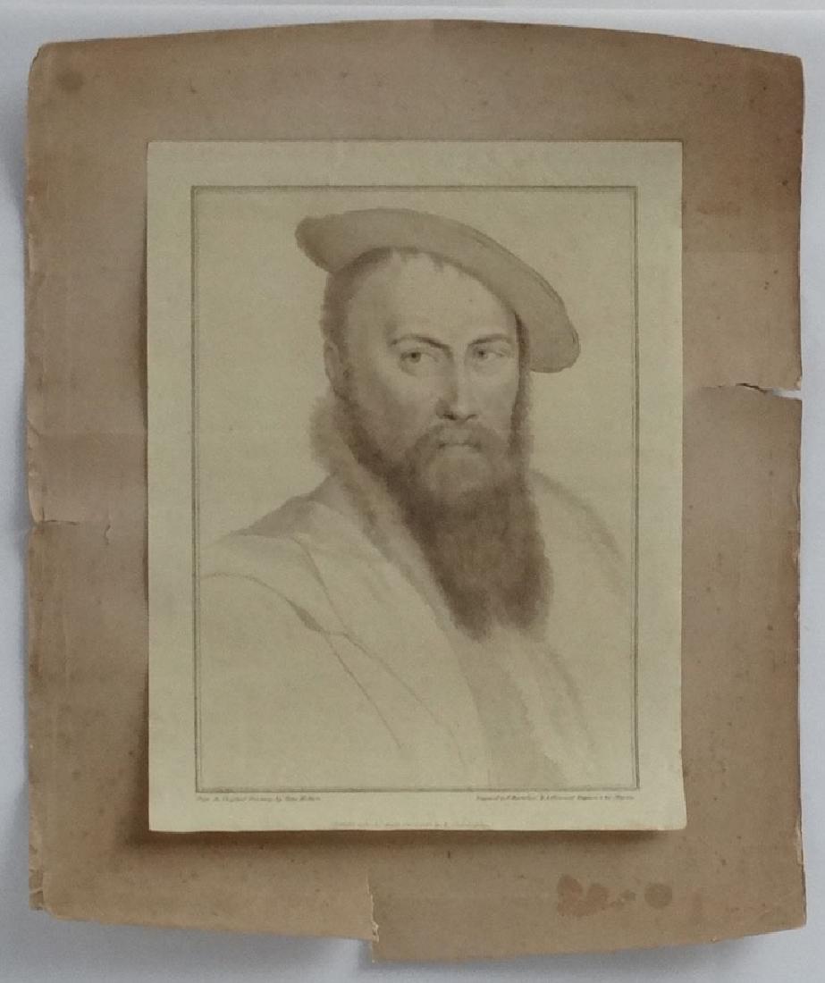 Francesco Bartolozzi (1727-1815), After Hans Holbein: Francesco Bartolozzi (1727-1815), After Hans Holbein the younger ( 1497-1543), Stipple Engraving. ' Sir Thomas Wyatt , Oct 1 , 1793 '