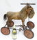 Toy: A late 19th / early 20thC pedal operated ride on