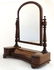 A Victorian dressing table mirror with arch shaped - 3