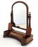 A Victorian dressing table mirror with arch shaped - 4