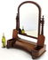 A Victorian dressing table mirror with arch shaped - 5