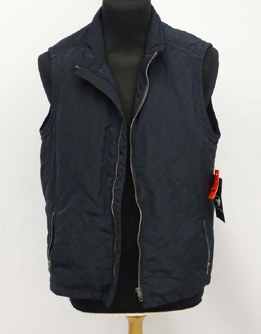 Power Field navy gilet/vest, size XL, with original tag: Power Field navy gilet/vest, size XL, with original tag