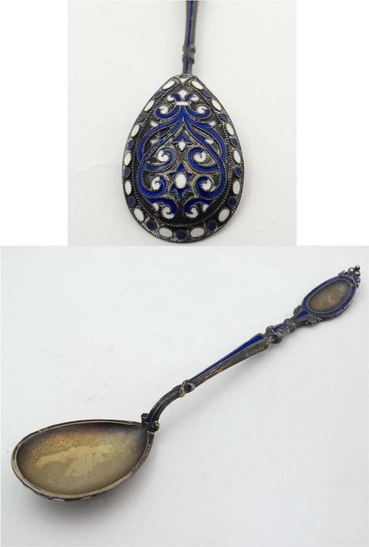 Scandinavian Silver :  A Norwegian silver gilt spoon (1 of 7)