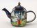 A Chinese cloisonné miniature teapot with hand painted - 3