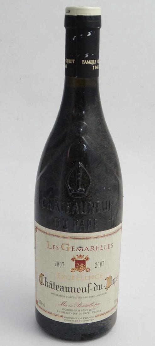 Wine A Bottle Of Chateauneuf Du Pape Les Gemarelles Dec 08 17 Claydon Auctioneers Ltd In United Kingdom