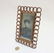 An Edwardian copper photograph frame with curved chain - 3