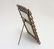 An Edwardian copper photograph frame with curved chain - 4