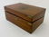 A 19thC walnut and brass writing slope / lap desk - 3