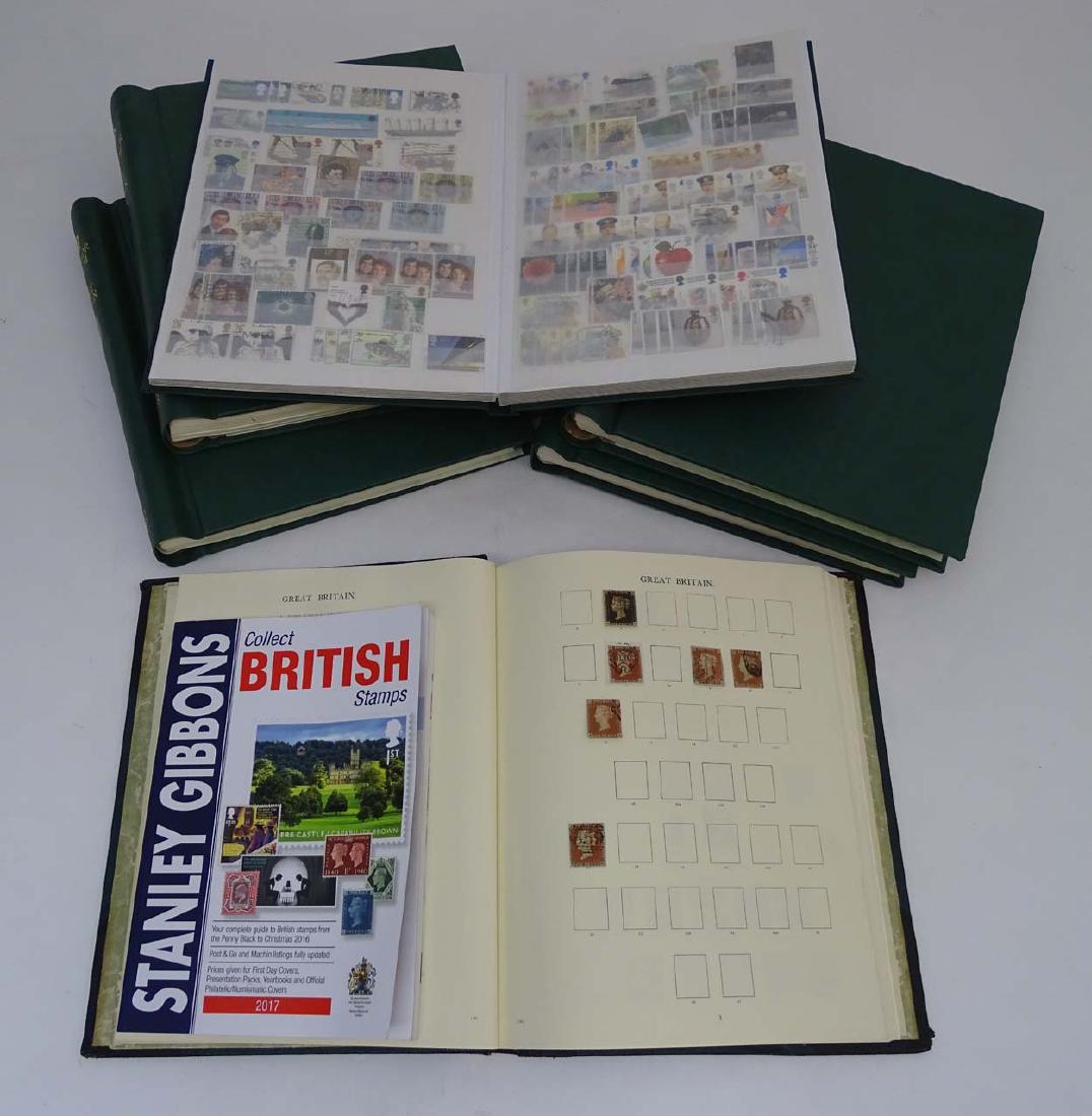 Stamps: Great Britain collection in five Windsor albums (1 of 14)